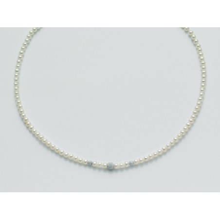 Miluna collana di perle i gioielli della sposa PCL4534