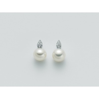 Miluna orecchini perle e diamanti PER1350