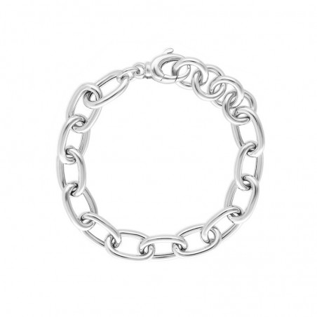 Bracciale a maglie ovali Mabina in Argento