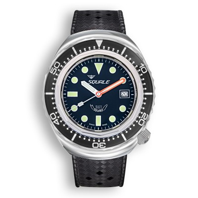 Squale 2002 Black round Dots