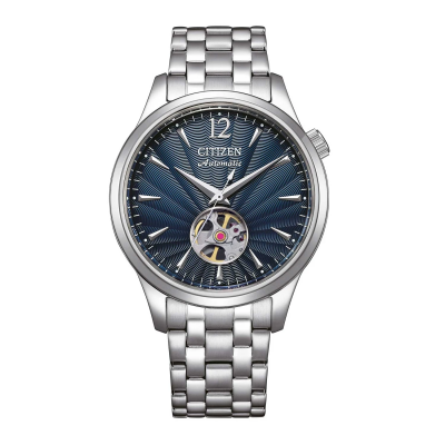CITIZEN Orologio Automatico Uomo NJ0150-81Z - Crystal Seven Arancio - Vetro Zaffiro 40mm