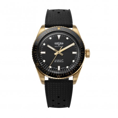 Vulcain Nautique skin diver Bronze Black dial