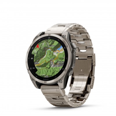 Garmin Fenix 8 Amoled 47 mm. Sapphire bracciale titanio 010-02904-40