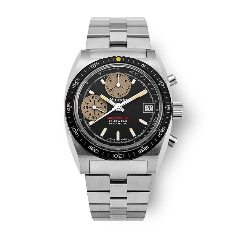 Nivada Grenchen Chronosport Yellow 77001A45