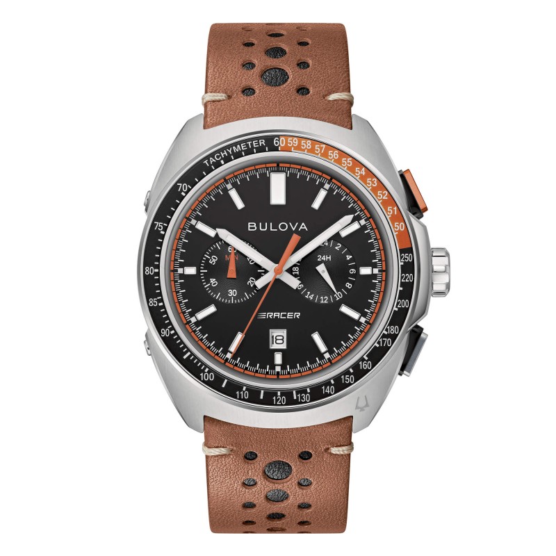 Bulova 98B427 Chrono Racer cinturino pelle