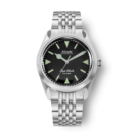 Nivada Grenchen Super Antarctic Green 32026A04 Bracciale chicchi di riso