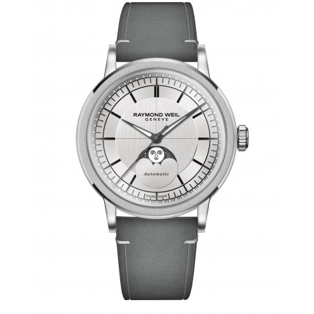 Raymond Weil 2945-STC-65001Moon Phase millesime Silver 39,5