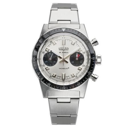 Vulcain Skindiver chronograph white panda