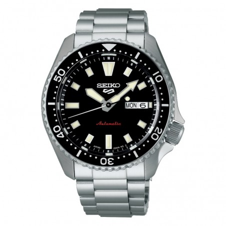Seiko SRPL85K1 SKX nero automatico bracciale acciaio