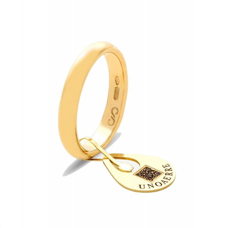 Unoaerre Per Sempre classica oro giallo 18 KT. spessore 3,6 mm.