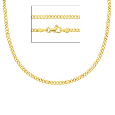 catena piatta Grumetta oro giallo 18 Kt.
