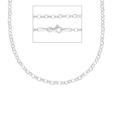 catenina rolo oro bianco 18...
