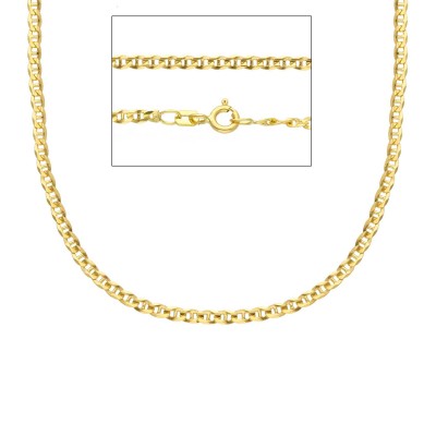 Catena Oro Giallo 18 Kt Traversino Incavato 5,5 gr