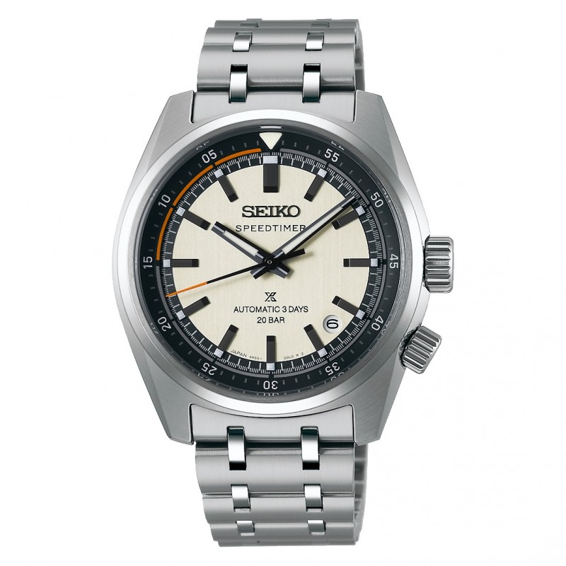 Seiko SPB513J1 Speedtimer Prospex quadrante bianco