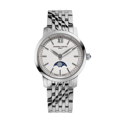 Frederique Constant Lady FC-206SW1S6B slimline moonphase