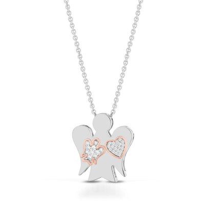 Collana angelo custode in argento
