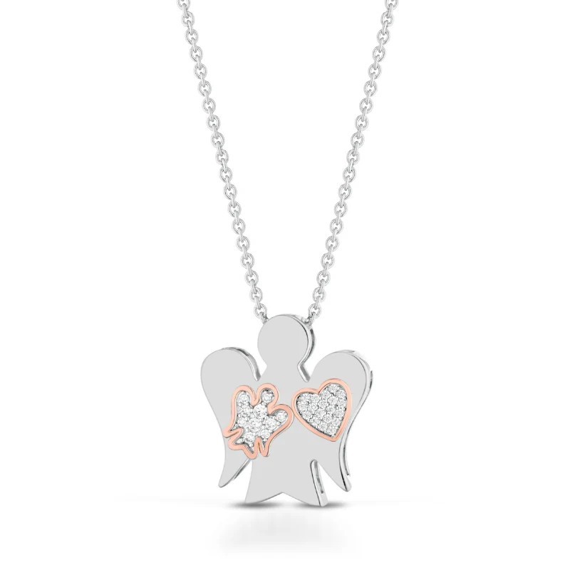 Collana angelo custode in argento