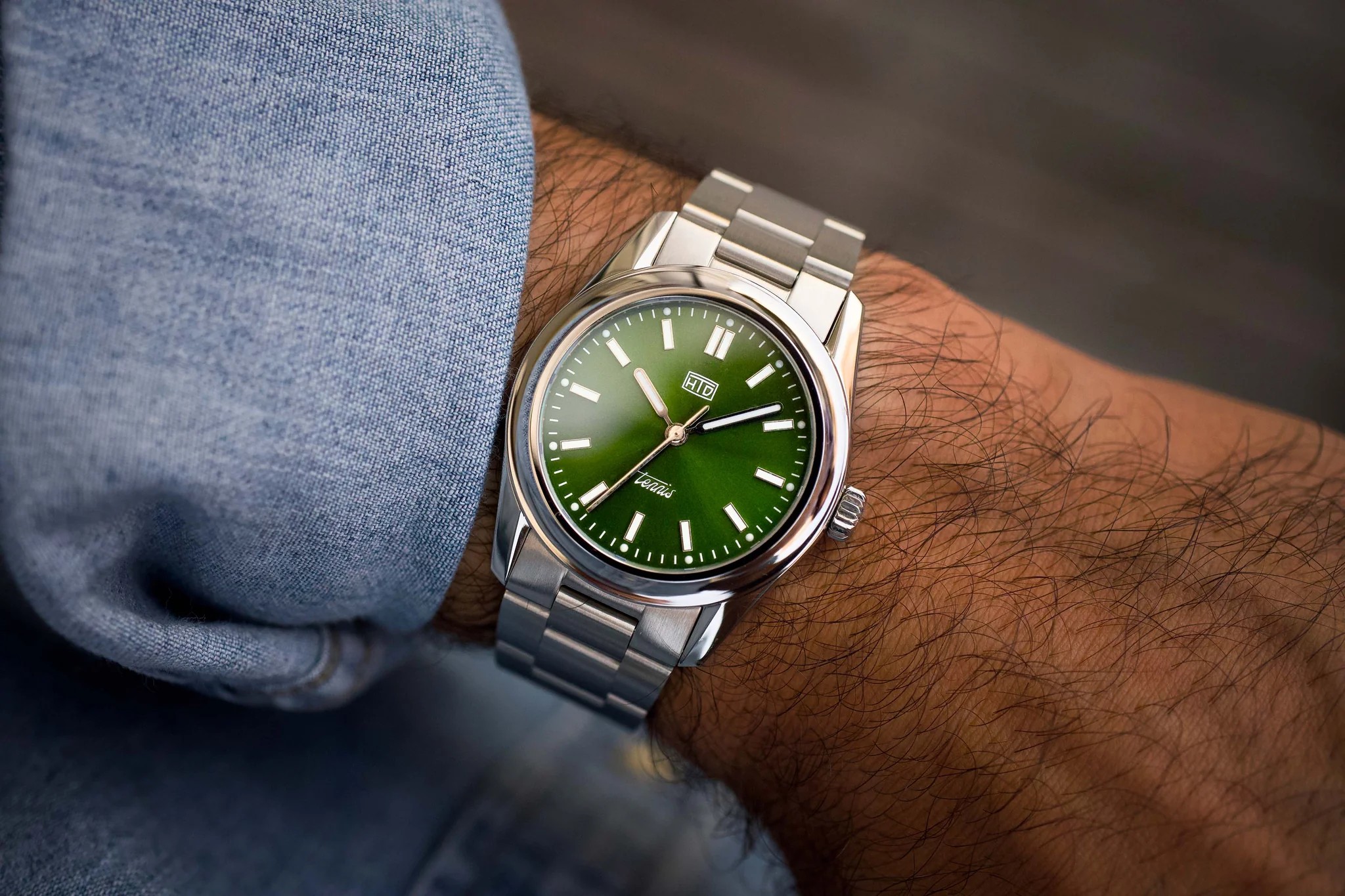 Orologio HTD tennis chic green